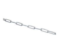Erico Gliederkette CHN15K-1/VZ IM | Rundstahlkette DIN 5685 | 2,5 x 4,5 mm | verzinkt | 30 m | 300 N Tragkraft | Stahl