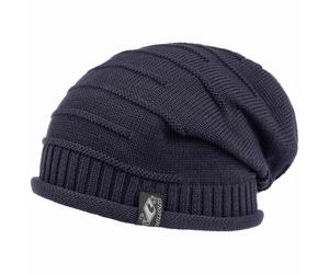 Erik Oversize Mütze by Chillouts dunkelblau One Size