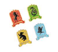 Grupo Erik: Harry Potter Casate Anstecknadeln, Set mit 4 personalisierten Hogwarts-Anstecknadeln, Metall-Anstecknadeln, Harry Potter Gadget, Harry Potter Geschenk, Varie, Zinc, Ohne Stein