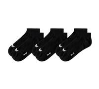 Erima 3-Pack Füßlinge | schwarz | Herren|Damen|Kinder | 31-34 | 2181905 31-34