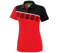 Erima 5-C Damen Poloshirt, rot 42