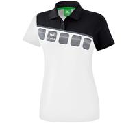 Erima 5-C Damen Poloshirt, weiß 44