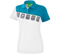 Erima 5-Cubes Poloshirt Damen | weiss | Damen | 48 | 1111919 48