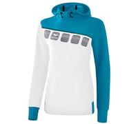 Erima 5-Cubes Hoodie Damen | weiß | Damen | 34 | 1071918 34