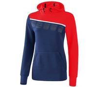 Erima 5-Cubes Kapuzensweat Damen | blau | Damen | 40 | 1071916 40