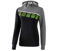 Erima 5-Cubes Kapuzensweat Damen | schwarz | Damen | 38 | 1071913 38