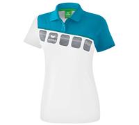Erima 5-Cubes Poloshirt Damen | weiss | Damen | 36 | 1111919 36