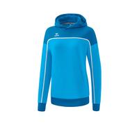 Erima Change Kapuzensweat Damen Curacao/mykonos/weiß 38