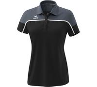 Erima Damen Change by Polo Shirt (1112313), Black Grey/Slate Grey/weiß, 38