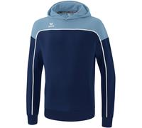 Erima Kapuzenpullover Hoodie Change (Baumwollmix) navyblau/denimblau Jungen, Größe 128