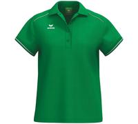 Erima CMPT Poloshirt Damen - smaragd/weiß - 36