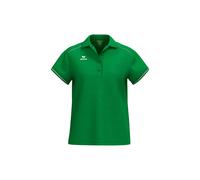 Erima CMPT Poloshirt Damen - smaragd/weiß - 38