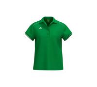Erima CMPT Poloshirt Damen - smaragd/weiß - 40