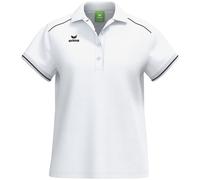 Erima CMPT Poloshirt Damen - weiß/schwarz - 38