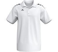Erima Unisex Erwachsene CMPT 3 Wings Poloshirt (2112555), weiß/schwarz, 4XL