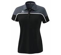 Erima Damen Change by Polo Shirt (1112313), Black Grey/Slate Grey/weiß, 36