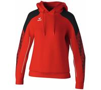Erima Evo Star Kapuzensweat Damen - rot/schwarz - 34