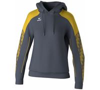 erima Damen EVO STAR Kapuzensweat 1072427 44 Slate Grey/Gelb