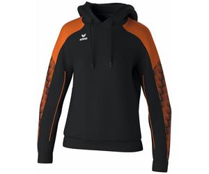 erima Damen EVO STAR Kapuzensweat 1072432 34 Schwarz/Orange
