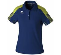 Erima Damen EVO Star Polo Shirt (1112420), New Navy/Lime, 42