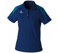 Erima Damen EVO Star Polo Shirt (1112422), New Navy/Mykonos Blue, 34