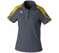 Erima Damen EVO Star Polo Shirt (1112416), Slate Grey/gelb, 36