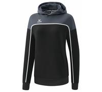 erima Damen Kapuzenpullover Change 1072313 34 Black Grey/Slate Grey/Weiß