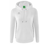 erima Damen Kapuzenpullover Essential Team 2072216 44 Weiß/Monument Grey