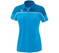 Erima Damen Change by Polo Shirt (1112314), Curacao/Mykonos/weiß, 44