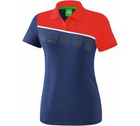 erima Damen Poloshirt 5-C 1111917 48 New Navy/Rot/Weiß