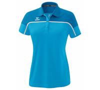 Erima Damen Change by Polo Shirt (1112314), Curacao/Mykonos/weiß, 42
