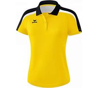 ERIMA Damen Poloshirt Poloshirt, gelb/schwarz/weiß, 40, 1111838