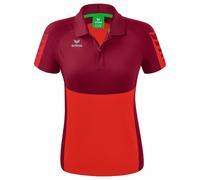 erima Damen Poloshirt Six Wings 1112212 44 Rot/Bordeaux