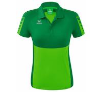 Erima Sport-Poloshirt Six Wings Damen – Polyester, schnelltrocknend – Grün/Smaragd 36