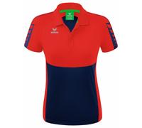 Erima Poloshirt Six Wings (1112216) Damen new navy/rot Größe 34