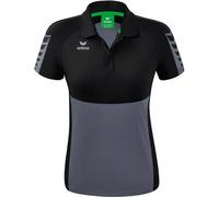 Erima Six Wings Poloshirt Damen slate grey/schwarz 38