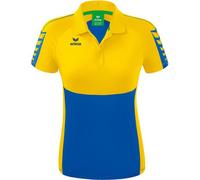 Erima Six Wings Poloshirt Damen new royal/gelb 38