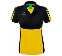 Erima Six Wings Poloshirt Damen gelb/schwarz 42