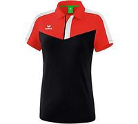 Erima Sport-Polo Squad (100% Polyester) rot/schwarz Damen, Größe 40