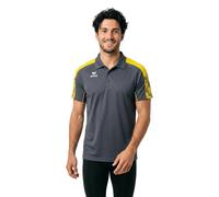 Erima Polo-Shirt Evo Star Kurzarm Herren Grau/Gelb Größe M
