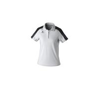 Erima Poloshirt Evo Star Damen Kurzarm Weiß/Schwarz Größe 36