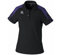 Erima Damen EVO Star Polo Shirt (1112418), schwarz/Ultra Violet, 42