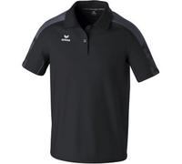 Erima EVO STAR Poloshirt Herren schwarz/slate grey XL