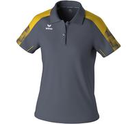 erima EVO STAR Poloshirt Damen slate grey/gelb 34