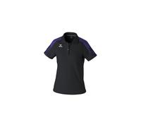 Erima EVO STAR Poloshirt Damen schwarz/ultra violet 38