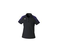 Erima Damen EVO Star Poloshirt (1112418), schwarz/Ultra Violet, 44