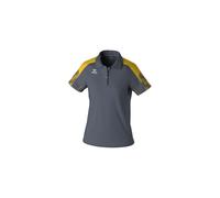 Erima Damen EVO Star Polo Shirt (1112416), Slate Grey/gelb, 36