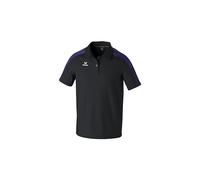 erima EVO STAR Poloshirt schwarz/ultra violet XXL