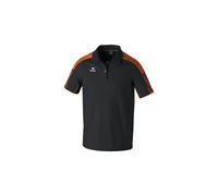 Erima Herren EVO Star Polo Shirt (1112410), schwarz/orange, S