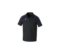 Erima Herren EVO Star Polo Shirt (1112407), schwarz/Ultra Violet, 3XL